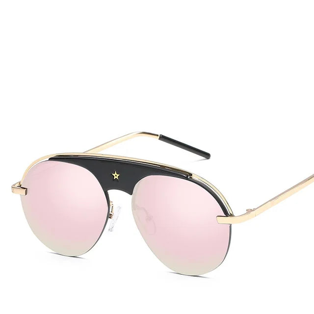 Pre Order:  Retro Single Bridge Star Sunglasses