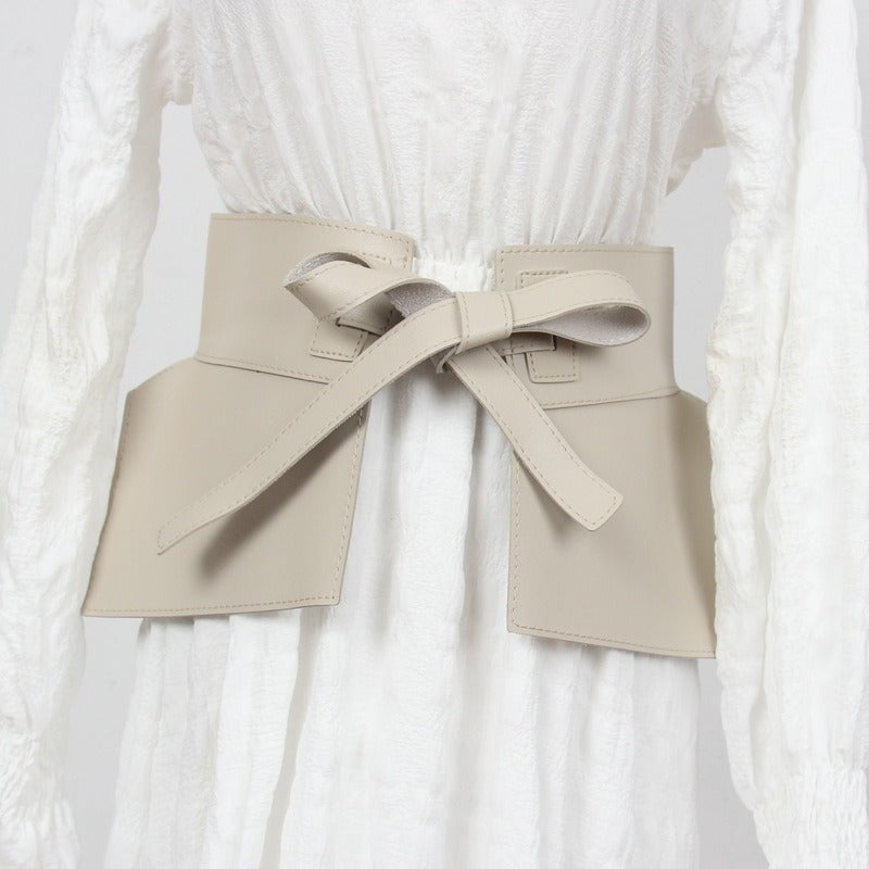 Pre Order:  Knotted Tie Waist Wide Belt