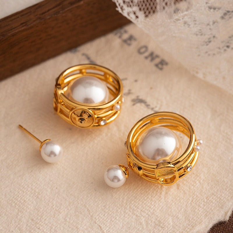 Pre Order:  Retro Circular High-End Stud Earrings