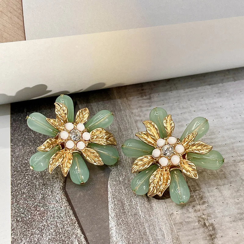 Pre Order:  Layered Flower Stud Earrings