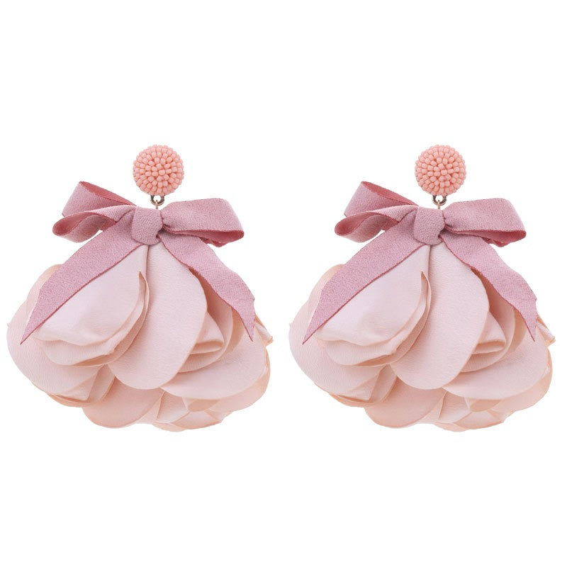 Pre Order:  Elegant Flower Dangle Earrings