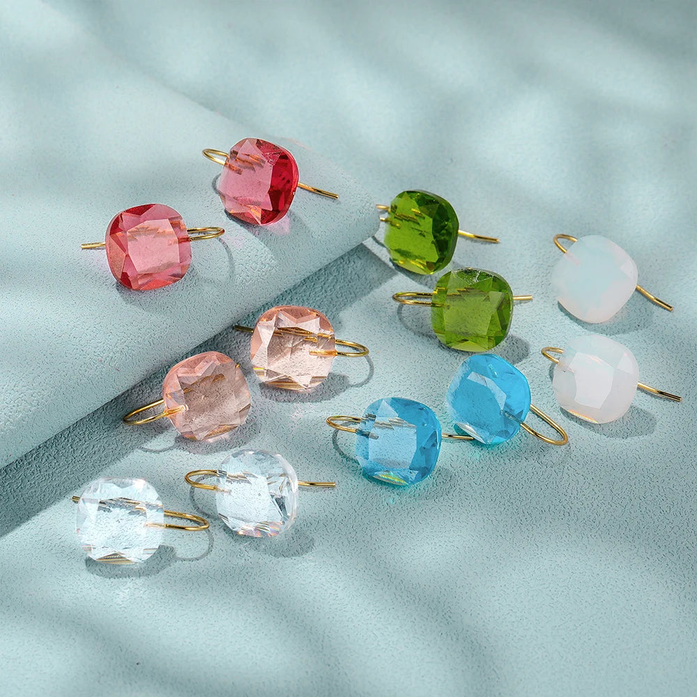 Pre Order:  Crystal Zircon Cute Tiny Dangle Earrings