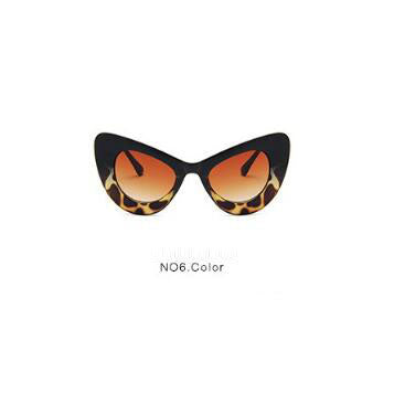 Butterfly Large Frame Cat Eye Sunglasses