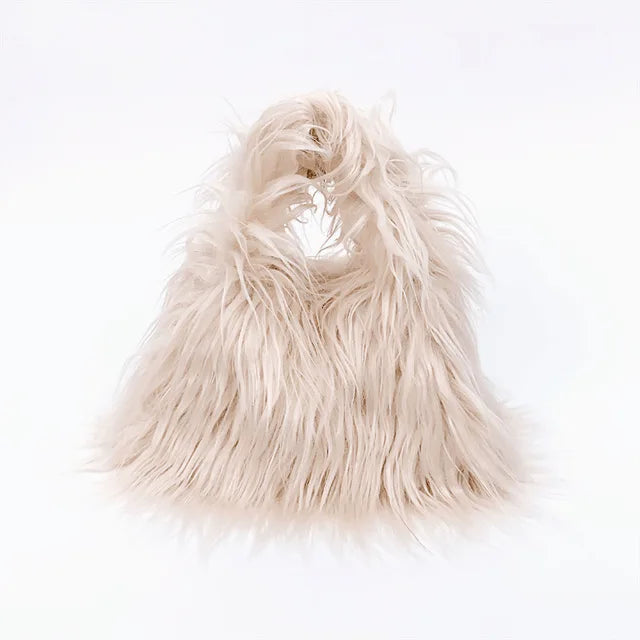 Pre Order:  Shaggy Faux Fur Handbag