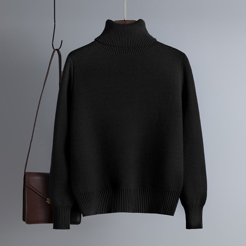 Pre Order:  Velvet Thick Solid Knitted Sweater