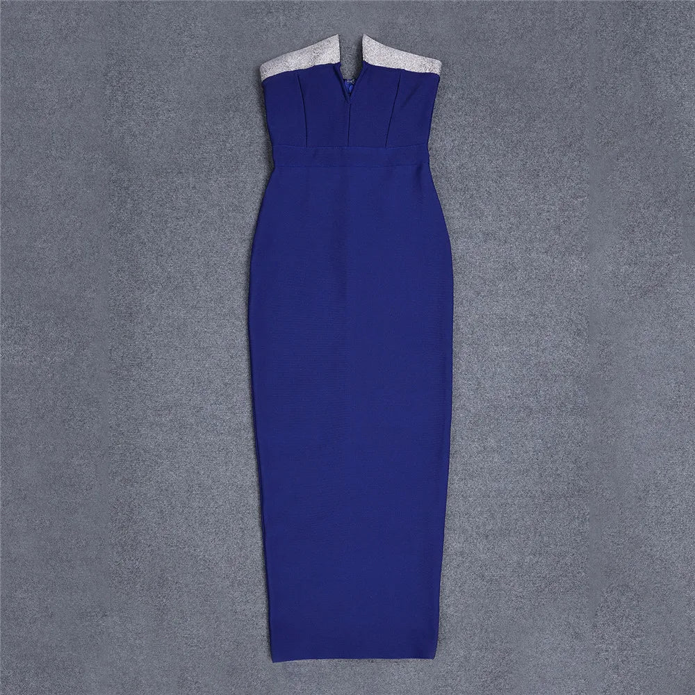 Diamond Navy Tube Dress