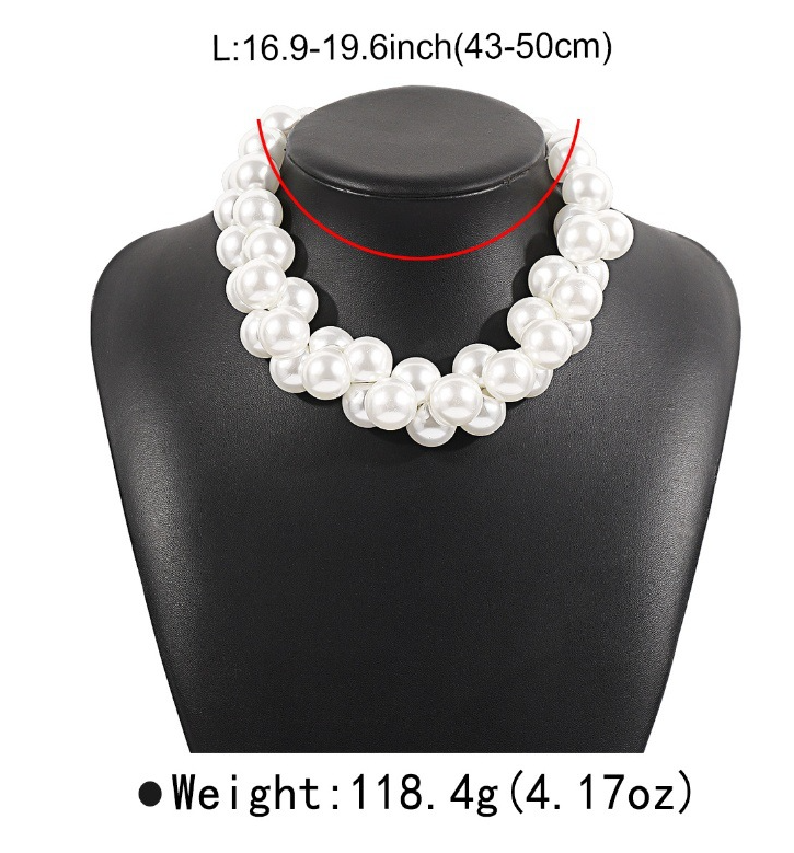 Pre Order:  Vintage Large Pearl Baroque Necklace