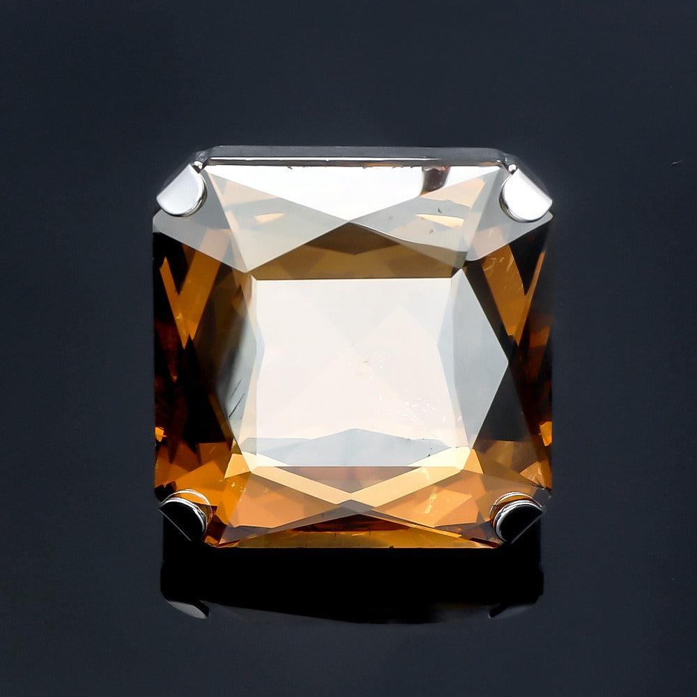 Pre Order:  Oversized Square Gem Ring