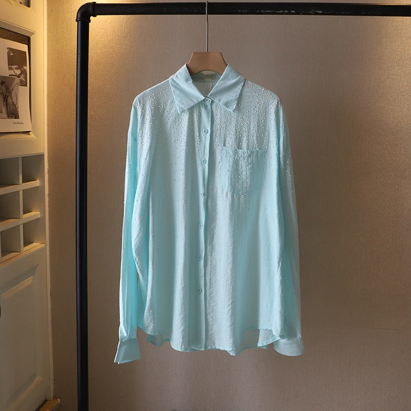 Flash Diamond Loose Shirt