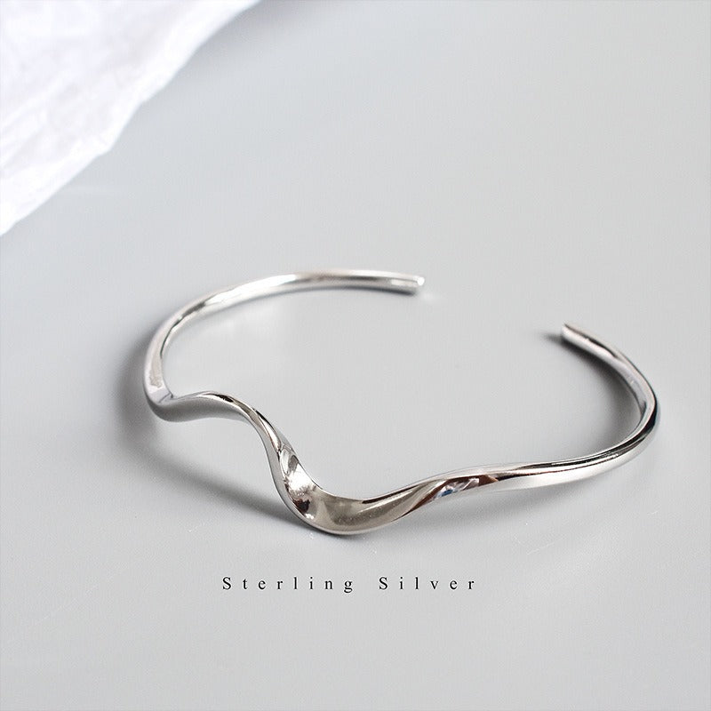 Pre Order:  Sterling Silver Open Bracelet