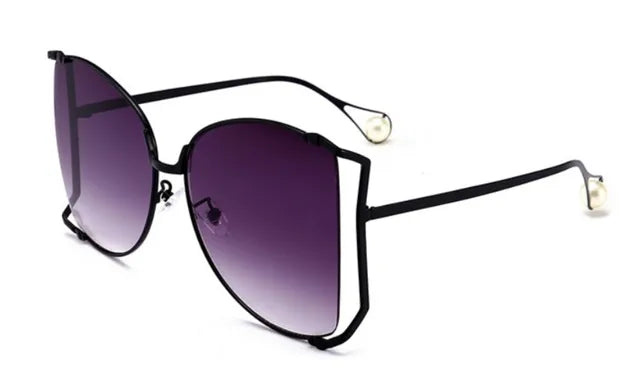 Pre Order:  Pearl Temple Tips Square Sunglasses