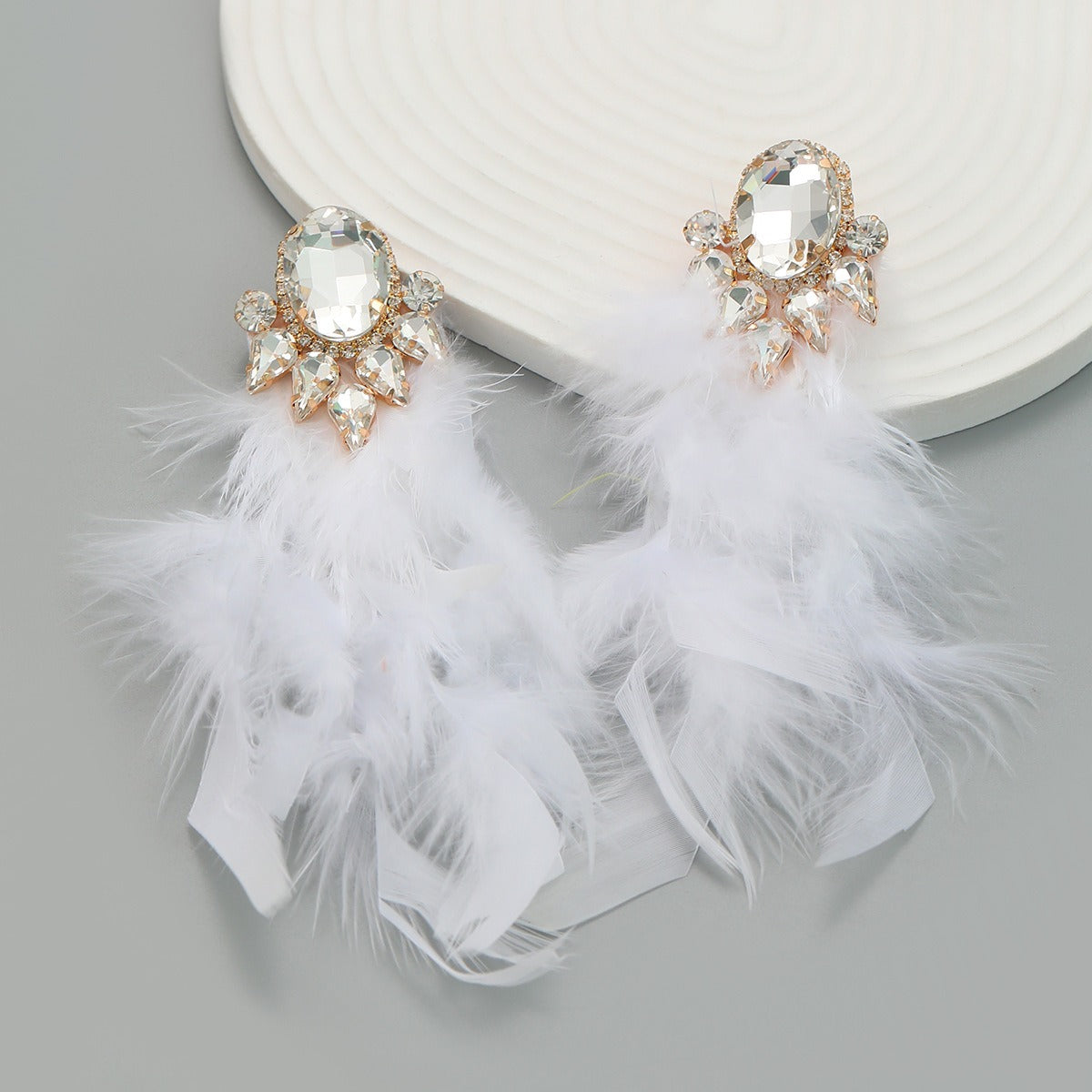 Pre Order:  Bohemian Feather Tassel Earrings