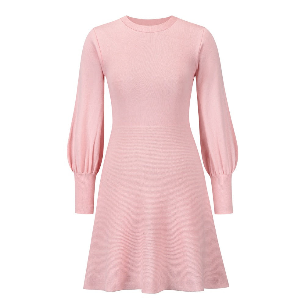 Pre Order:  Slim Fit A-Line Knitted Dress