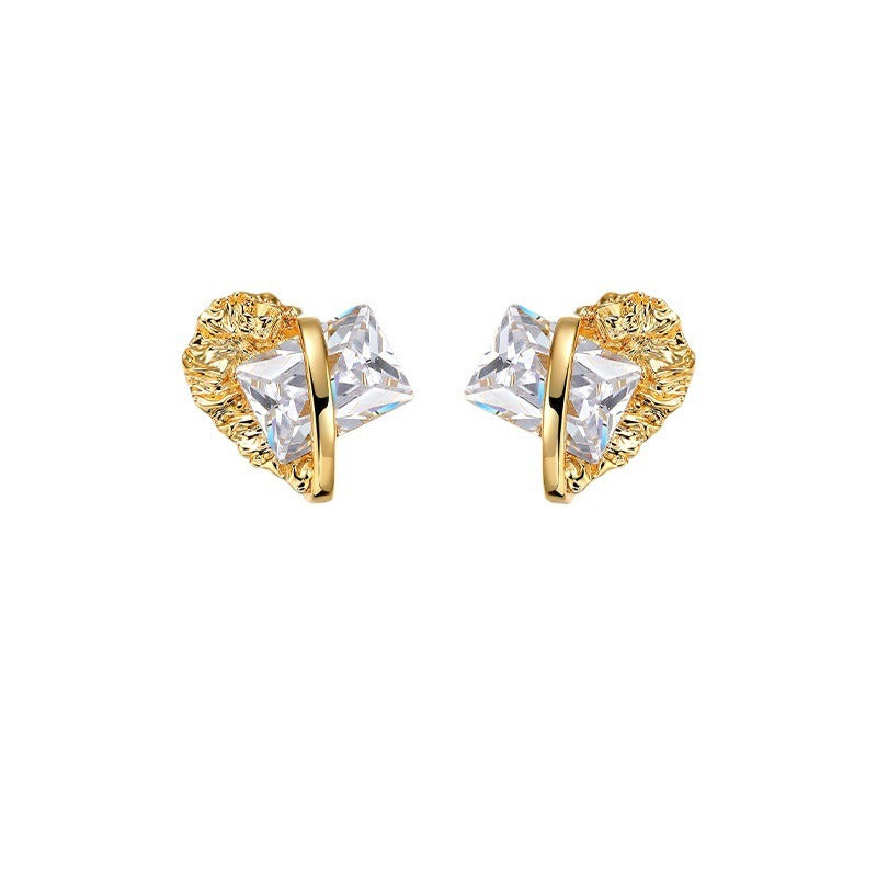 Pre Order:  Geometric Zircon Earrings