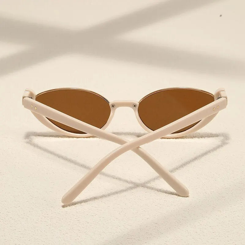 Pre Order:  Elegant Half Frame Sunglasses