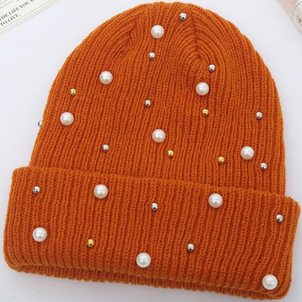 Pre Order:  Wool Pearl Knitted Beanie