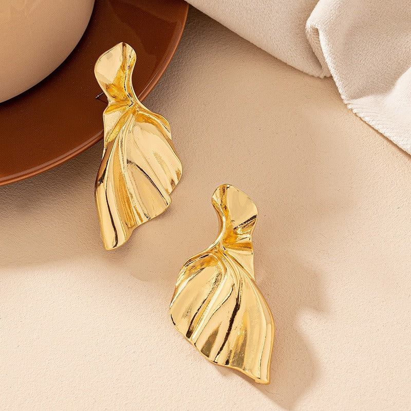 Pre Order:  Mermaid Tail Gold Plated Earrings