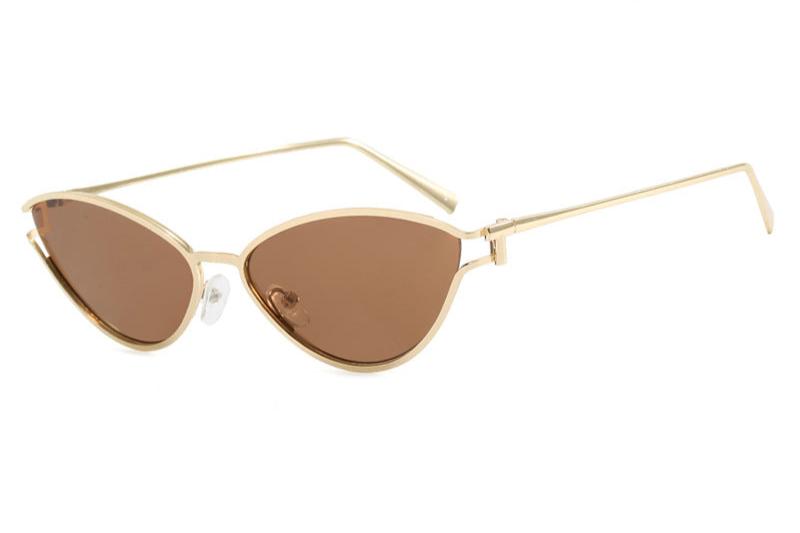 Pre Order:  Cat Eye Hollowed Out Metal Sunglasses