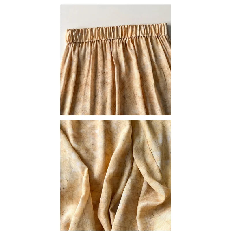 Pre Order:  Silk Pleated Wide Leg Pants