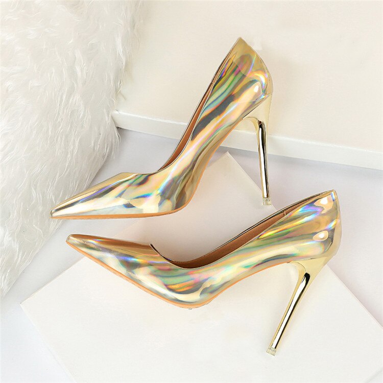 Pre Order:  Glossy Pointed Toes Stilettos