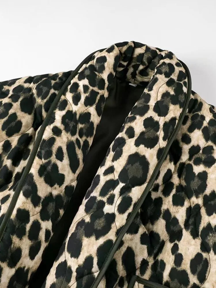 Pre Order:  Leopard Printed Loose Jacket