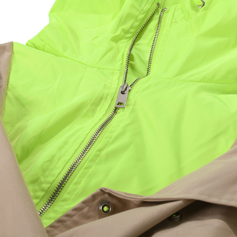 Pre Order:  Neon Hoodie Belted Coat