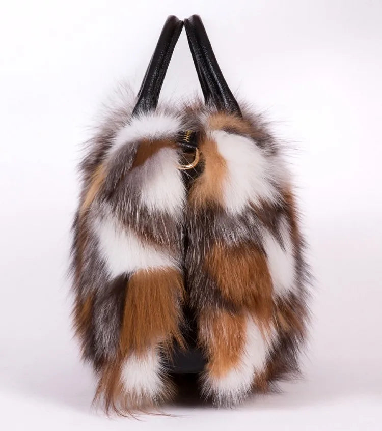 Pre Order:  Genuine Fur Leather Bag