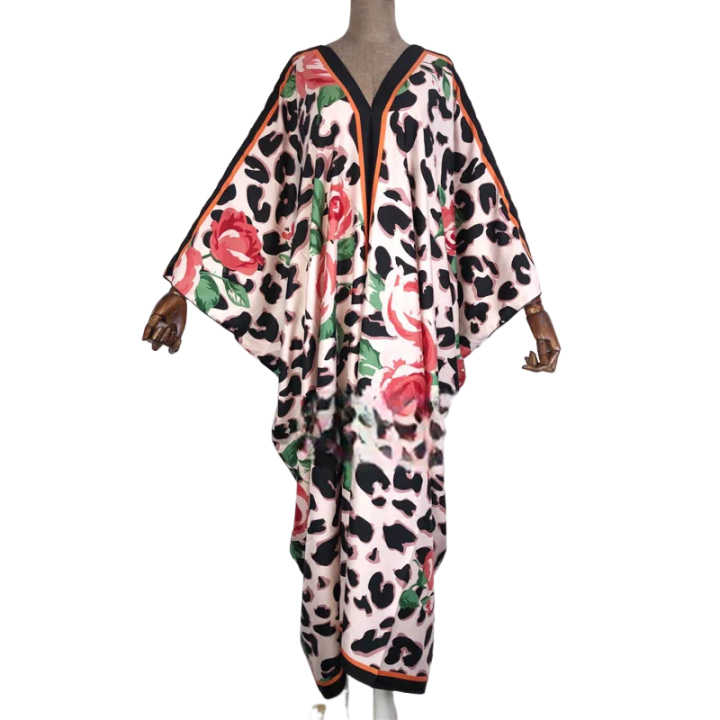 Pre Order: Cozy Floral  Maxi Kaftan -WINI