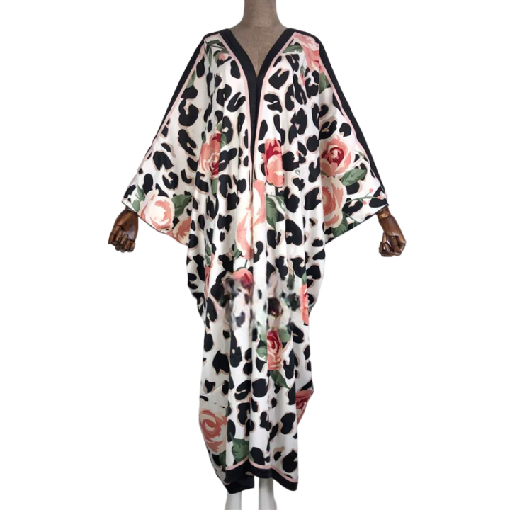 Pre Order: Cozy Floral  Maxi Kaftan -WINI