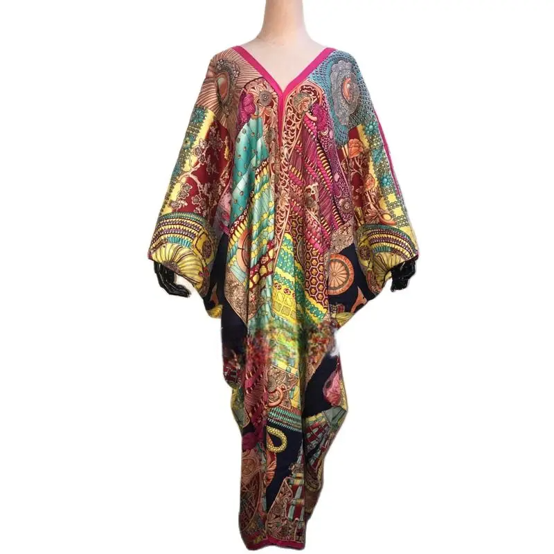 Pre Order: Elegant Vibrant Kaftan Dress - WINI