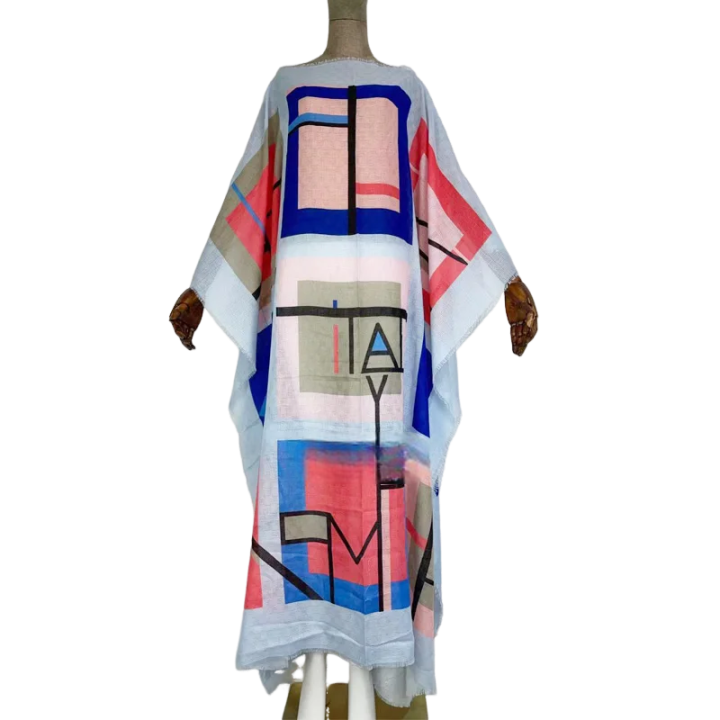 Pre Order: Cozy Silk Kaftan Dress - WINI