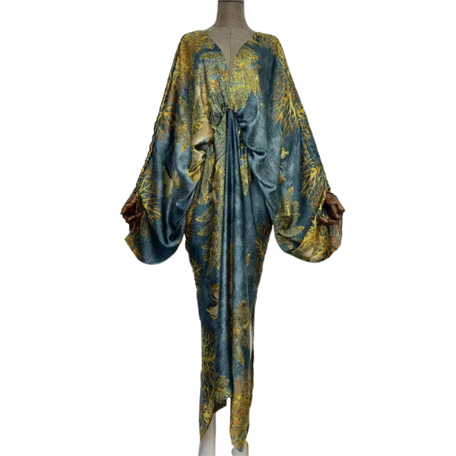 Pre Order: Chic Elegance Kaftan Dress - WINI