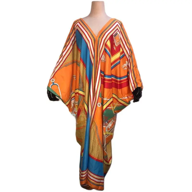 Pre Order: Elegant Vibrant Kaftan Dress - WINI