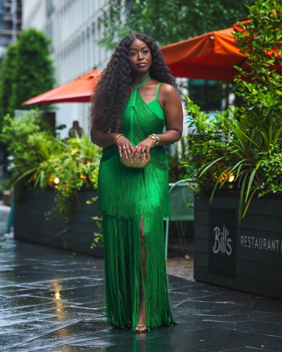 Green Tassel Dress Bundle