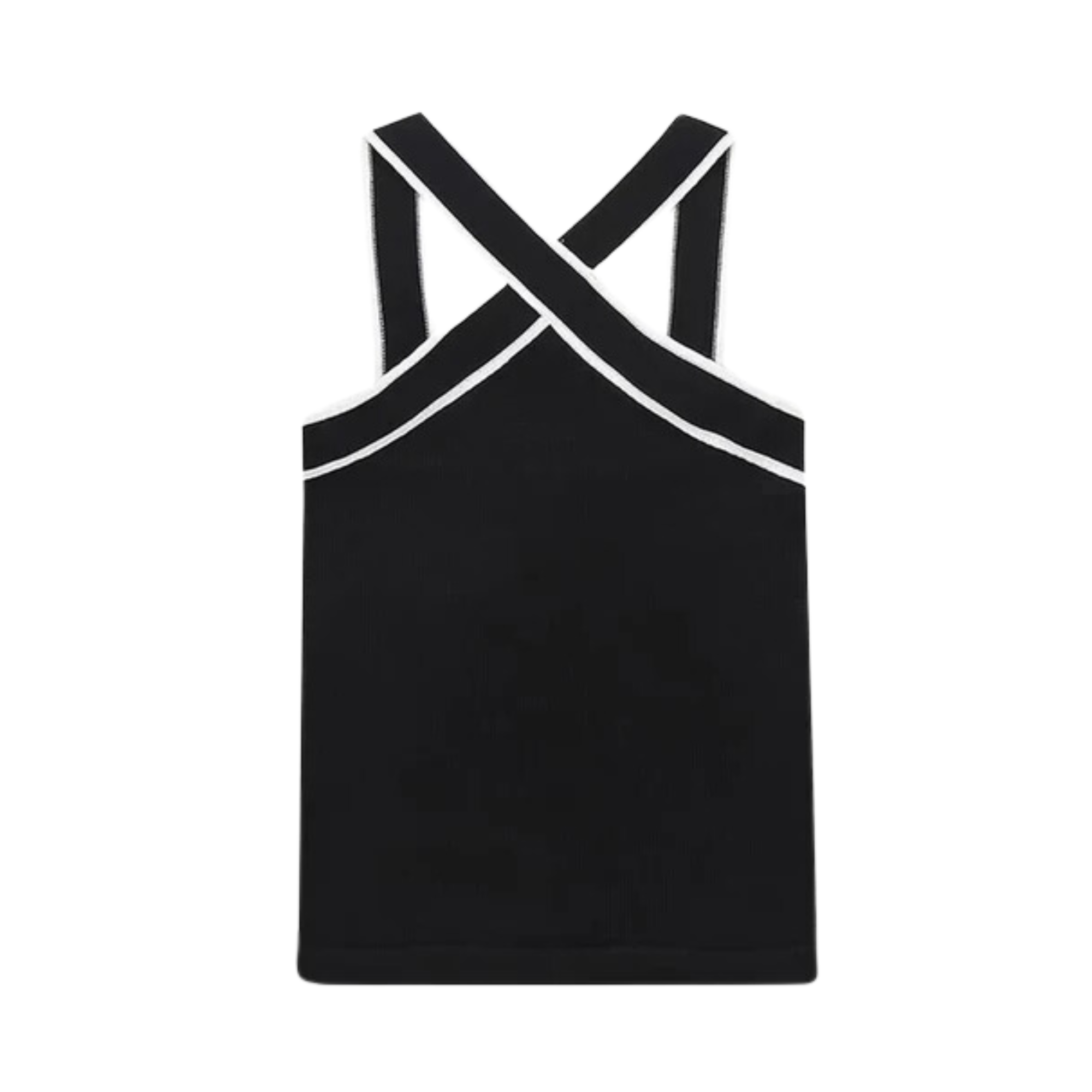 Pre Order:  Contrast Lined Sleeveless Knitted  Top