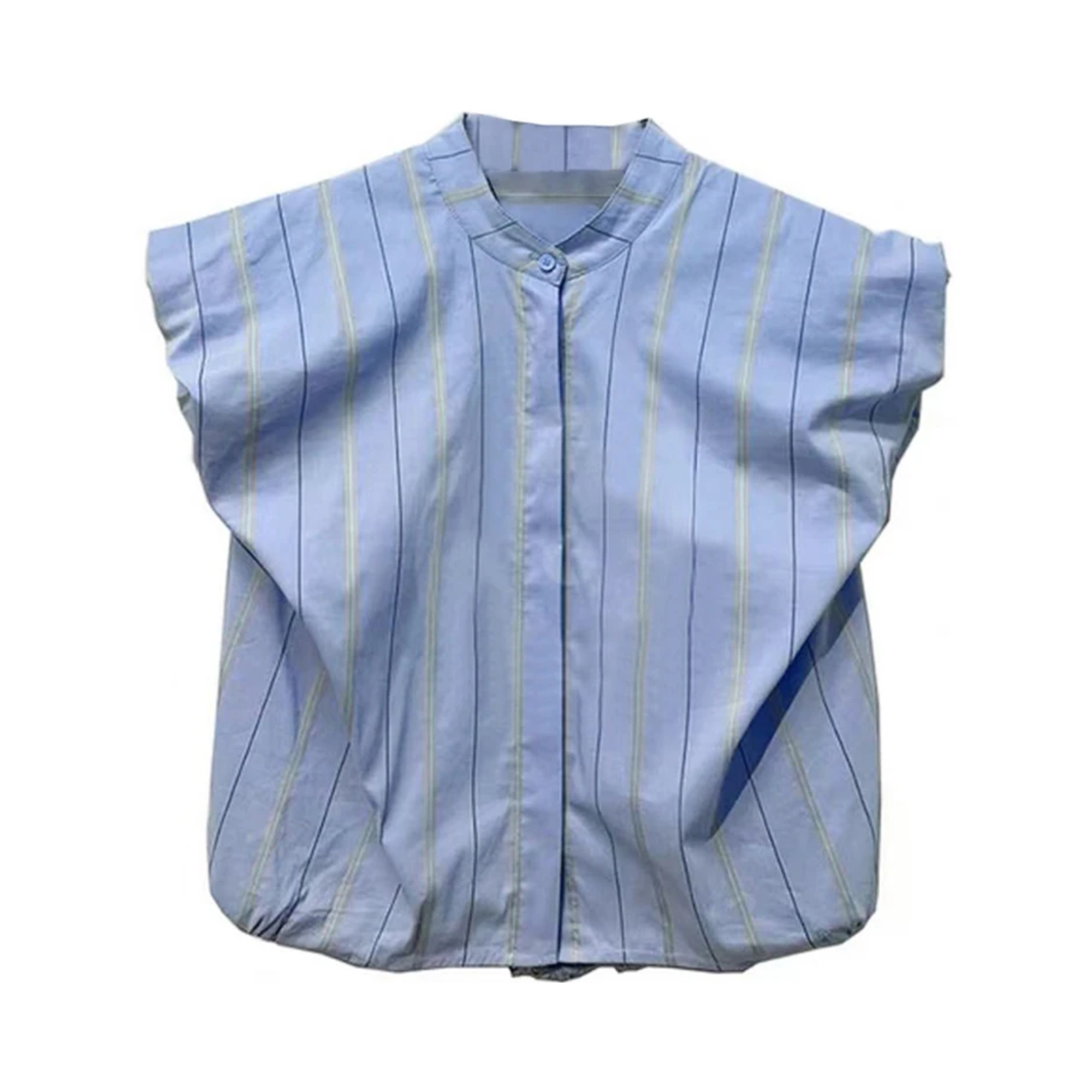 Pre Order:  Pleated Shoulder Points Cotton Top