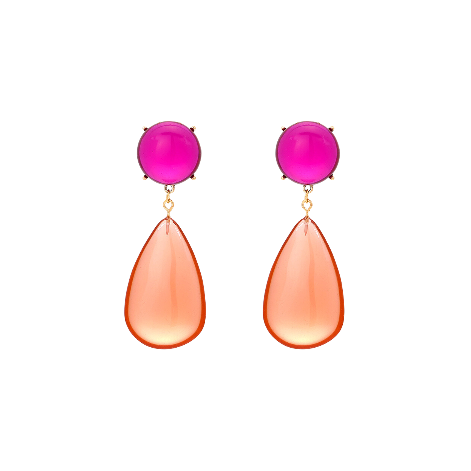 Pre Order:  Waterdrop Resin Pendant Earrings