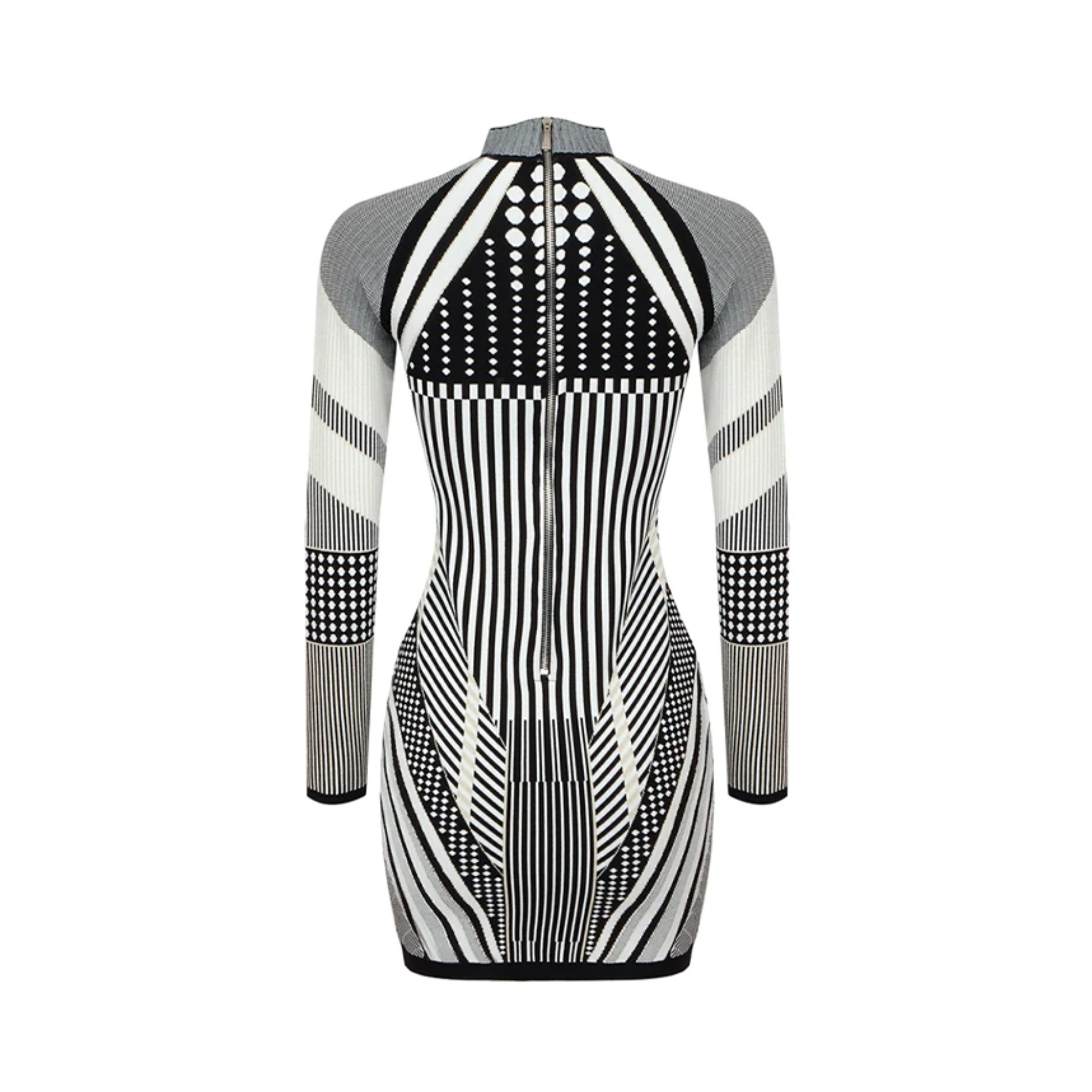 Contour Patterns Bodycon Mini Dress