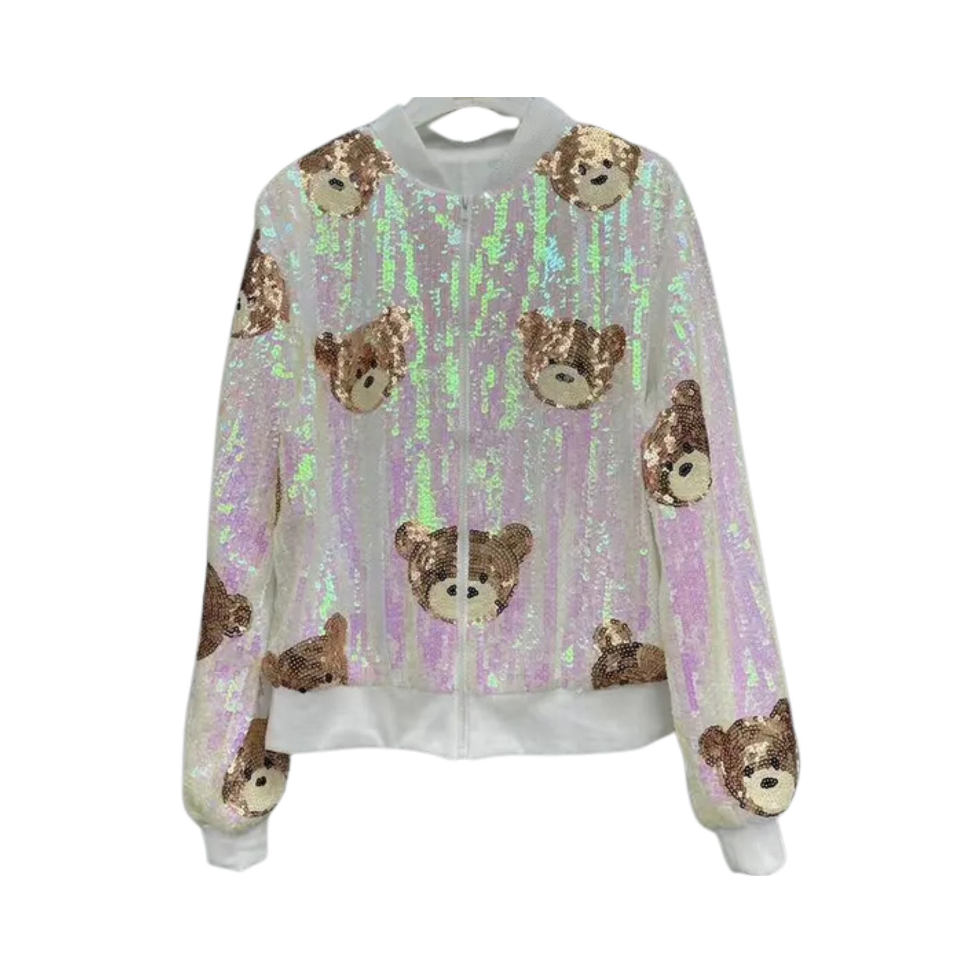 Pre Order:  Teddy Bear Sequined Jacket