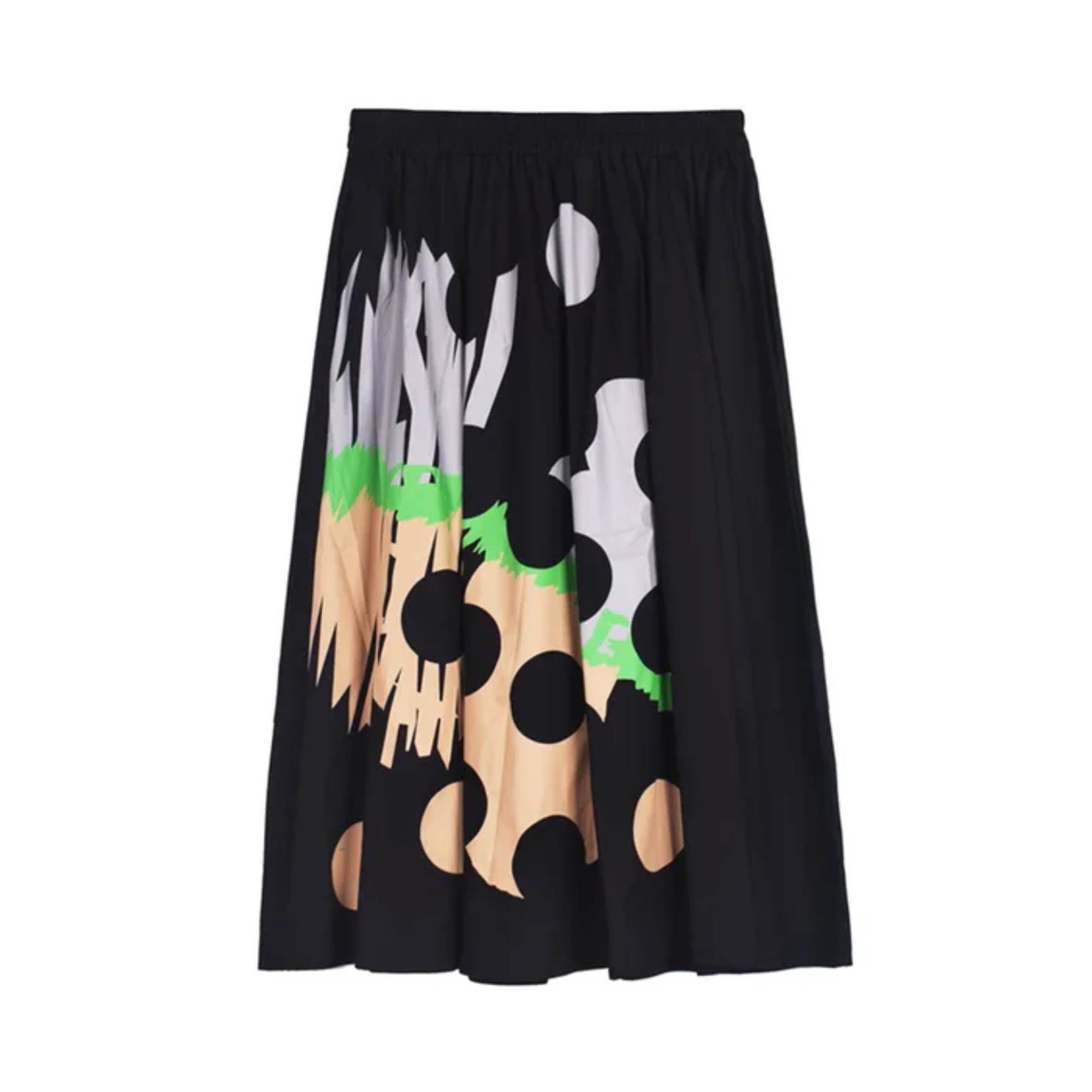 Pre Order:  Polka Dots A-line Midi Skirt