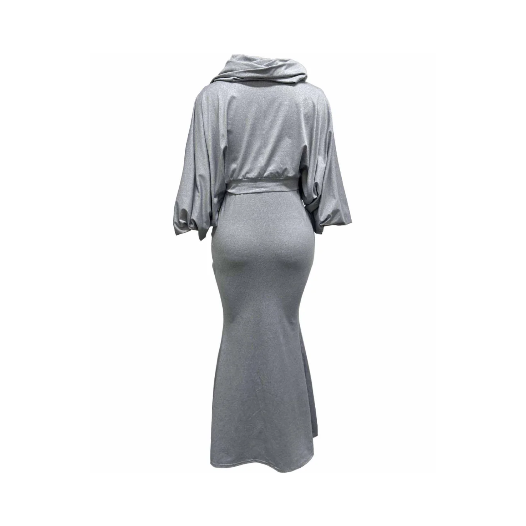 Pre Order:  Hooded Top+Maxi Skirt Set