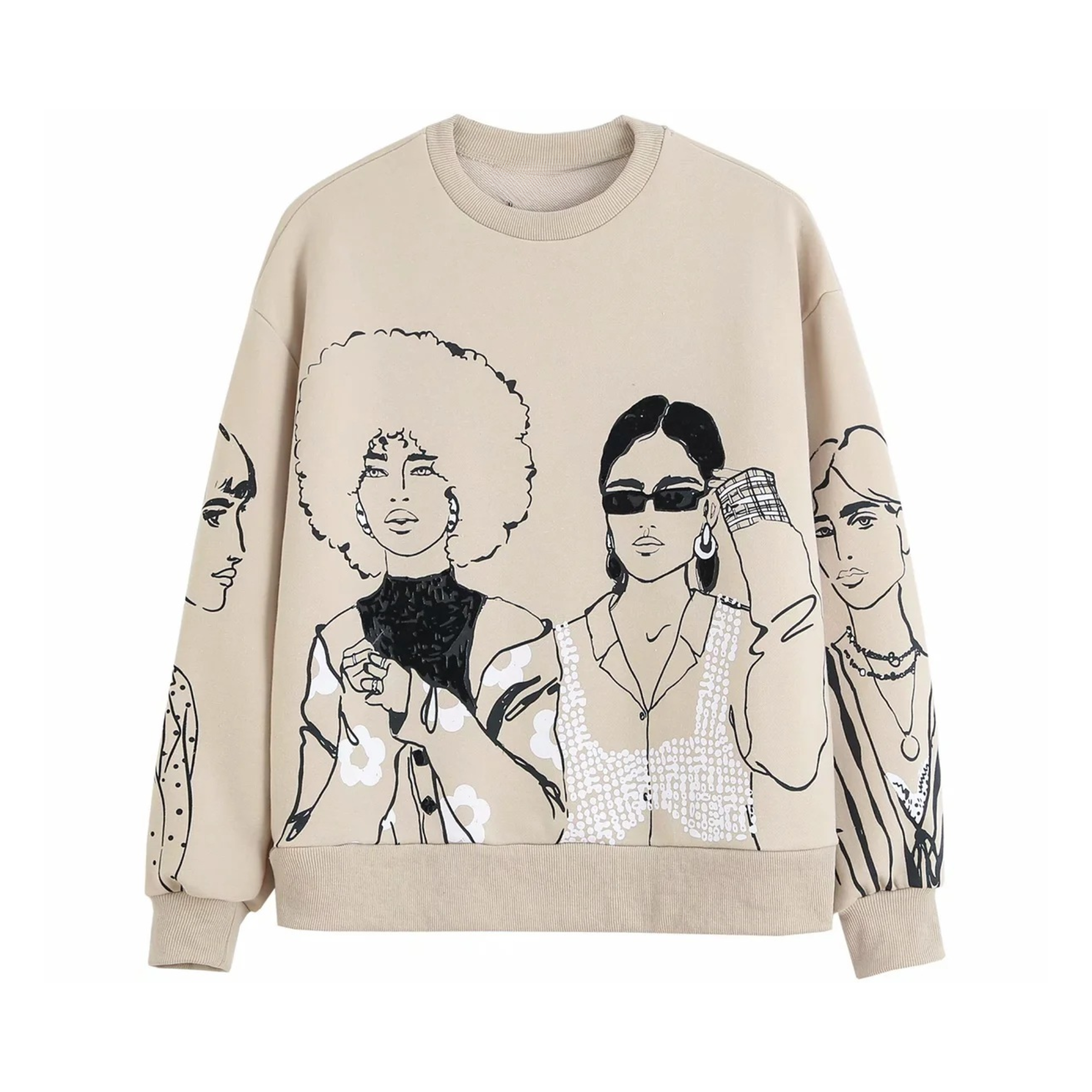 Pre Order:  Fashionable Crew Cotton Sweatshirt