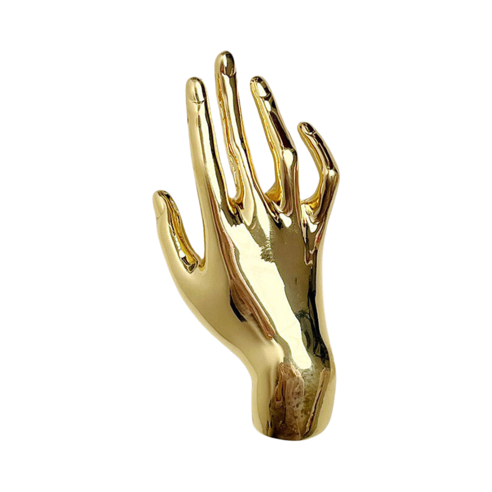 Pre Order:  Smooth Metallic Hand Brooch