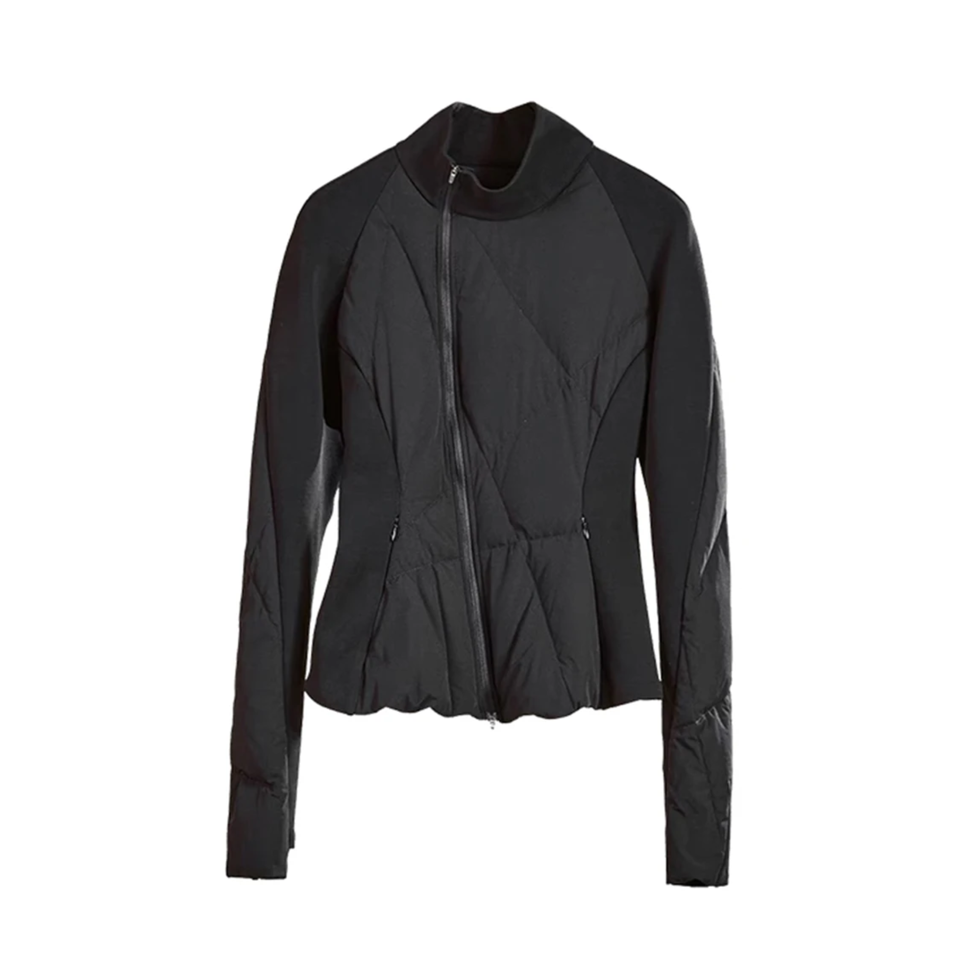 Pre Order:  Zip-Up Stand Collar Contoured Jacket