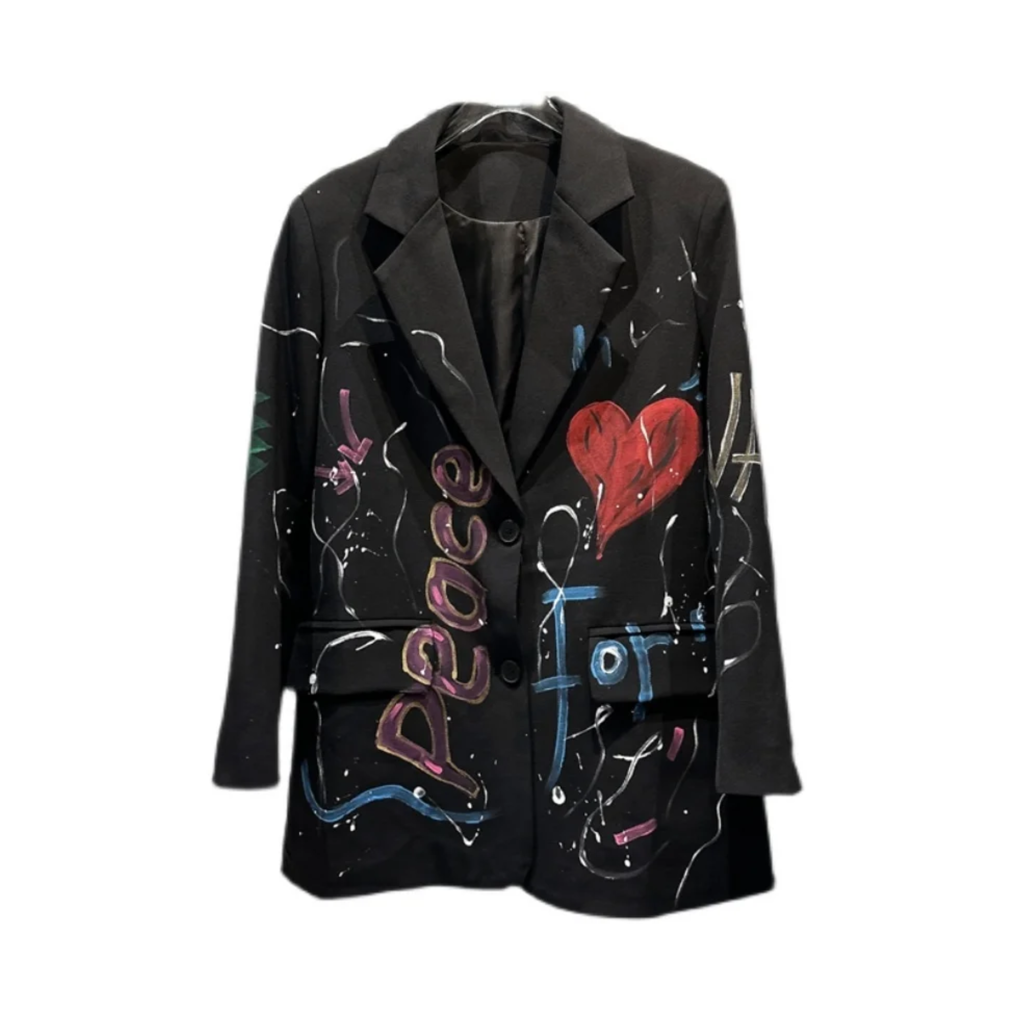 Graffiti Loose Fit Blazer