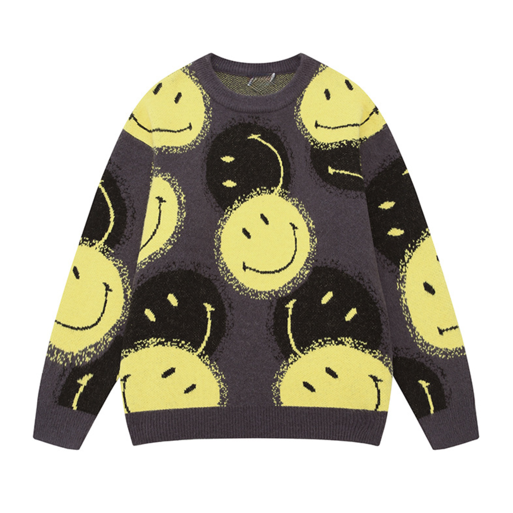 Pre Order:  Smiling Face Loose Knit Sweater