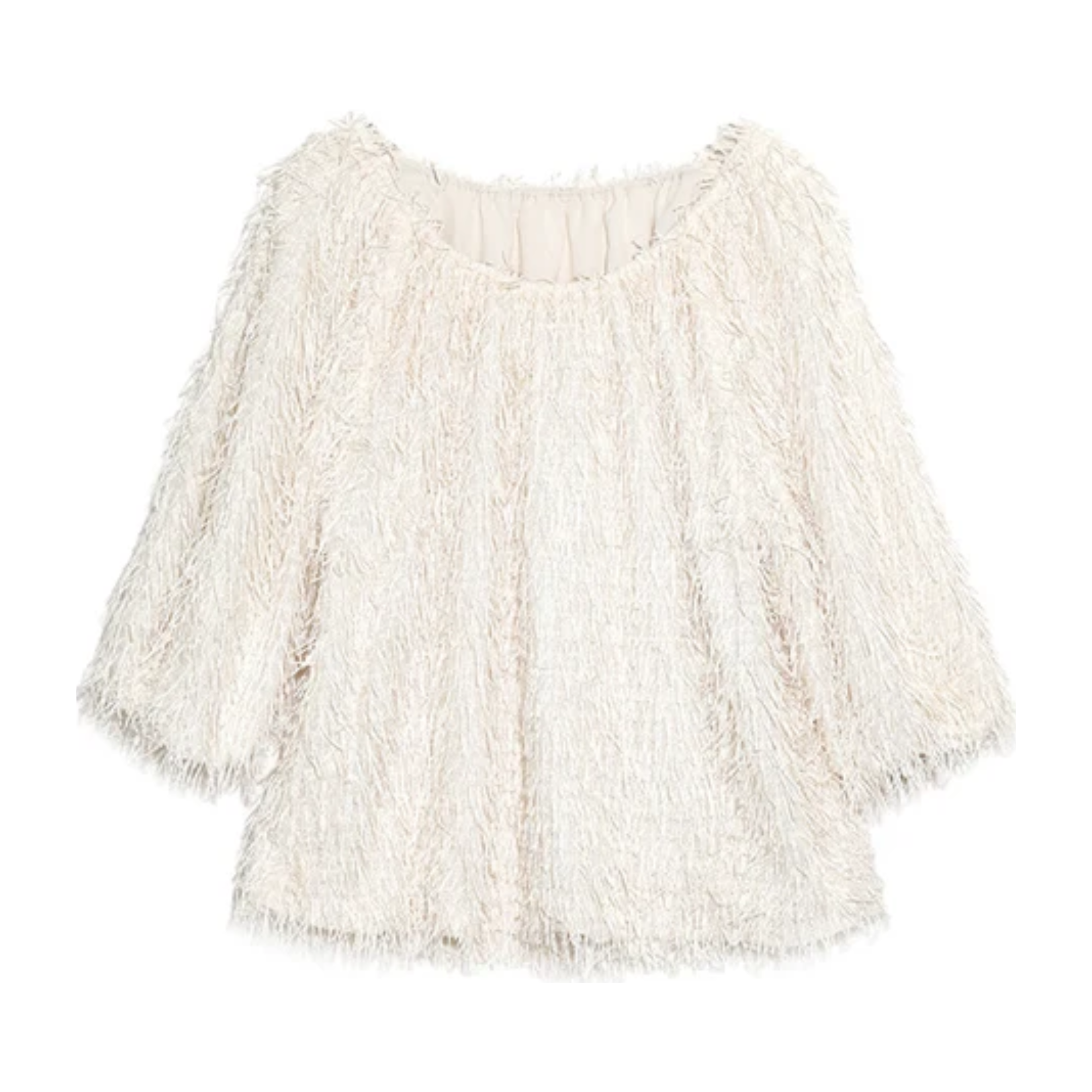 Pre Order:  Fuzzy Off Shoulder Loose Top