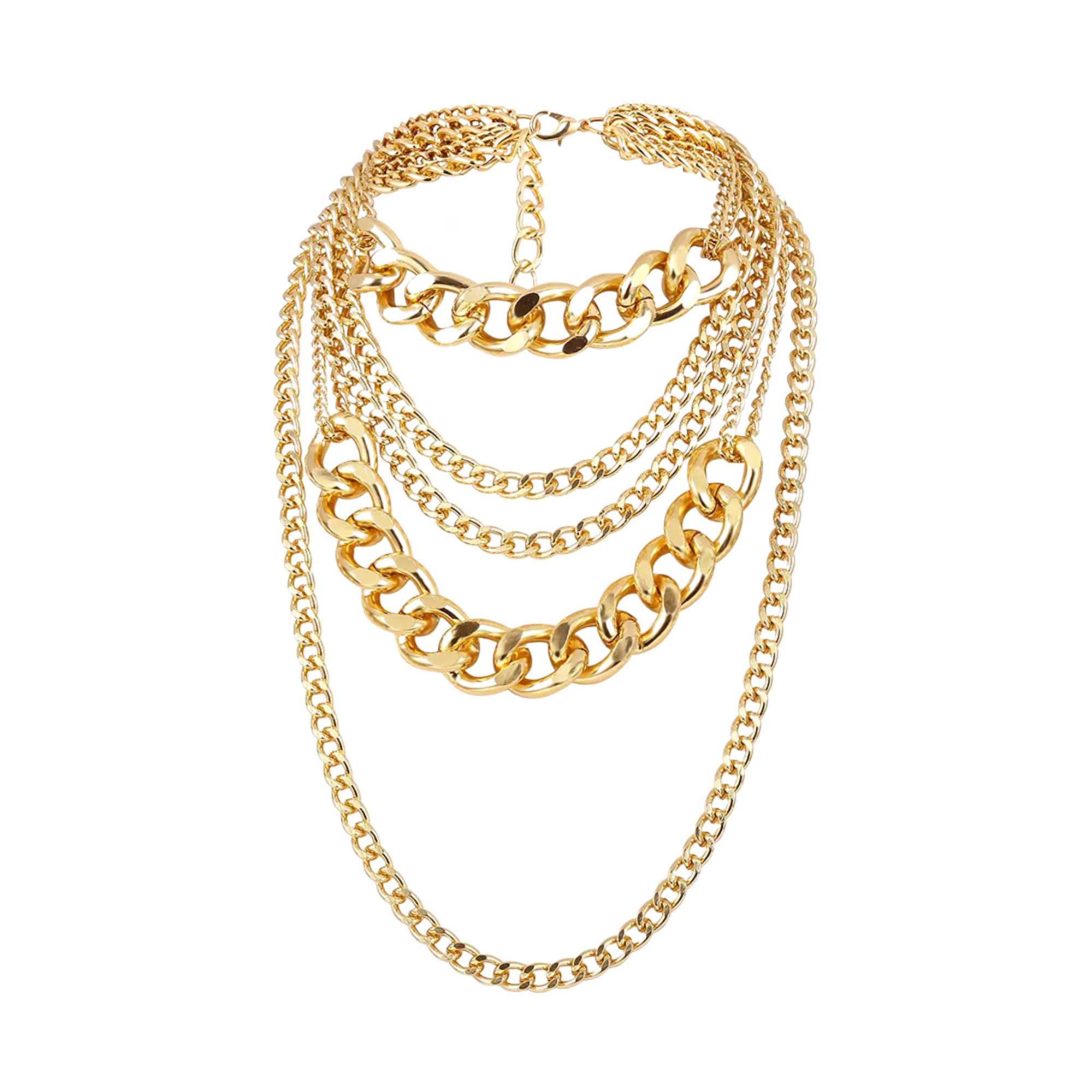 Multilayer Gold and Silver Plated Boho Necklaces