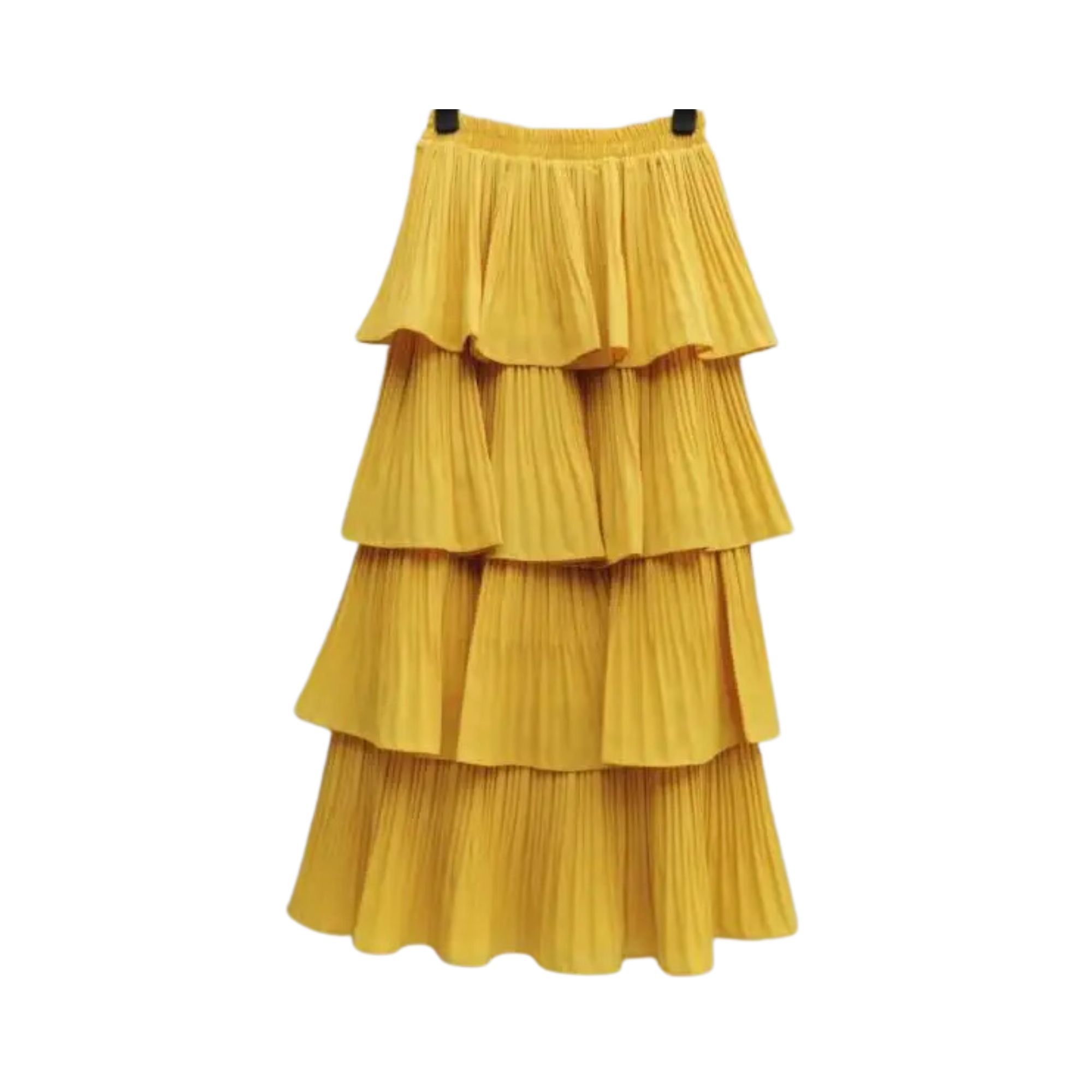 Pre Order:  Chiffon Ruffled Pleated Skirt