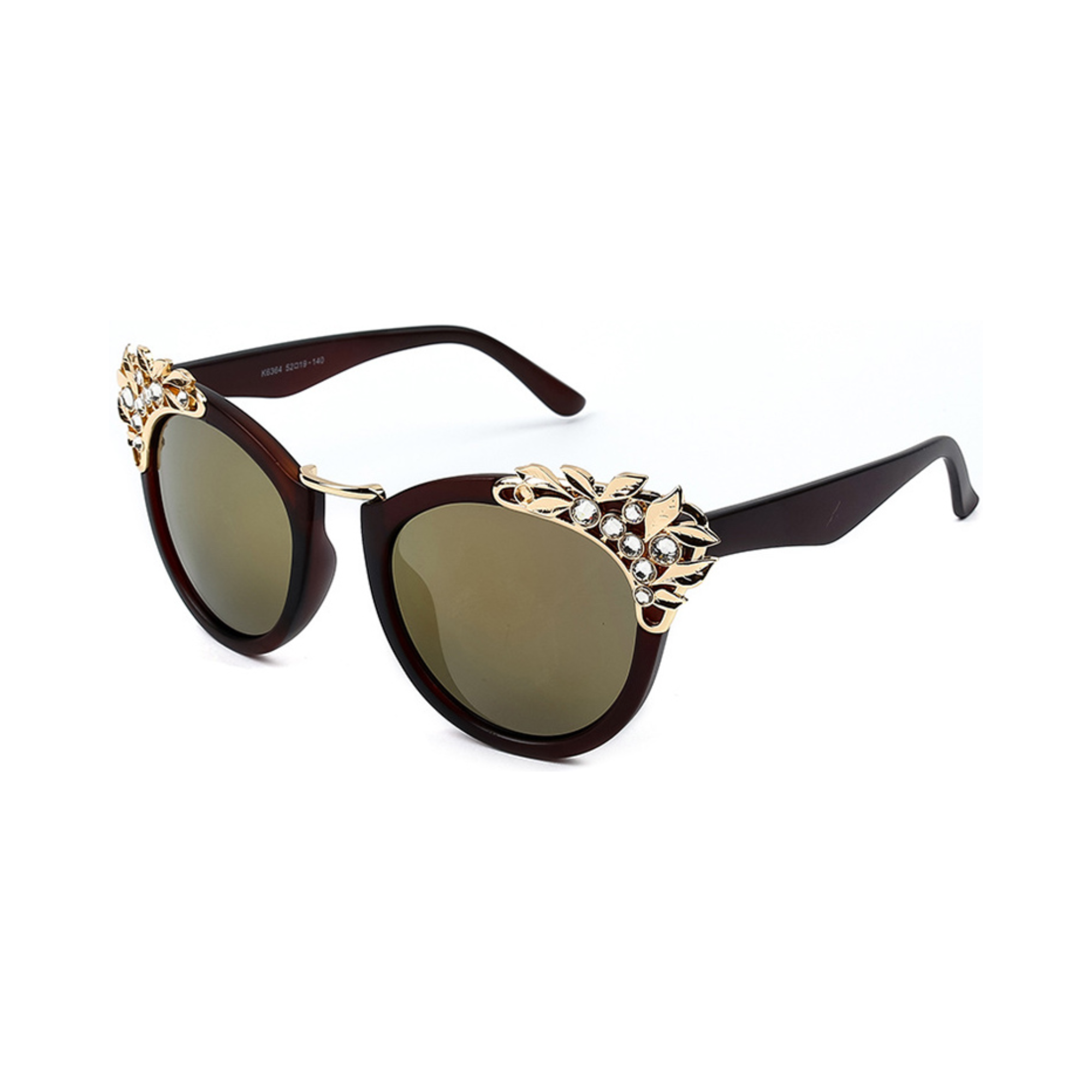 Pre Order:  Rhinestone Cat Eye Full-Frame Sunglasses